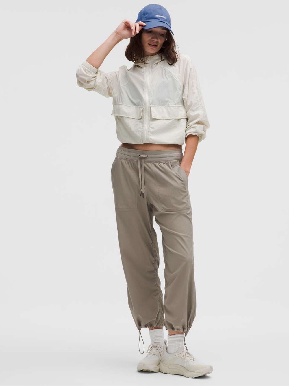 Lululemon Dance Studio Relaxed-Fit Mid-Rise Cropped Pant Warm Ash Grey XL